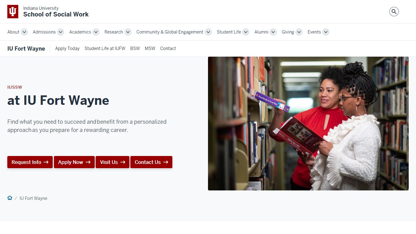 IU Fort Wayne | Indiana University School of Social Work